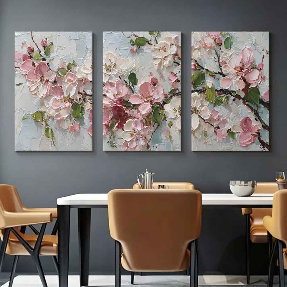 Abstract Oil Painting - [مسطح ثنائي الأبعاد] 3 قطع 11.81*15.74