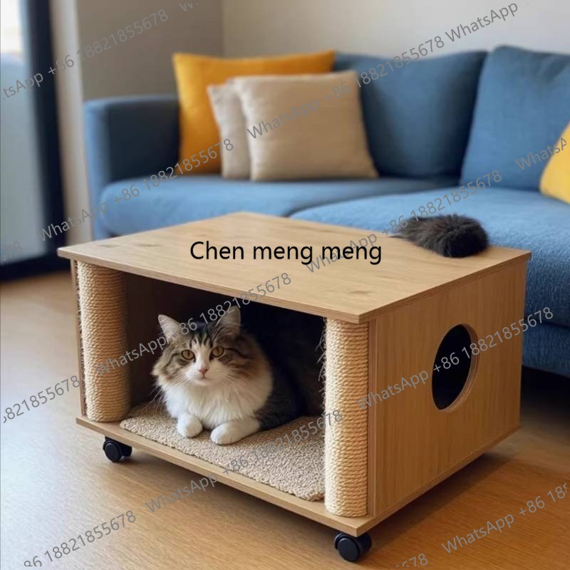 Home Decor On Wheels - طاولة جانبية يابانية بعجلات، طاولات قهوة