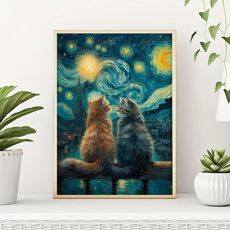 Home Decor Under 500 - 500/1000/1200/2000 قطعة ألغاز للبالغين بتصميم قطة