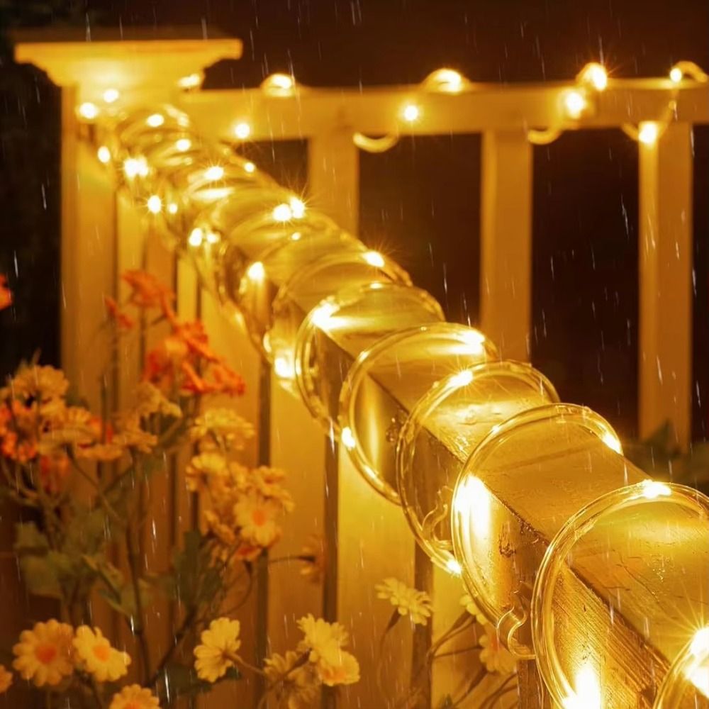 Rope Light Decoration - أضواء حبلية شمسية مقاومة للماء لحفلات