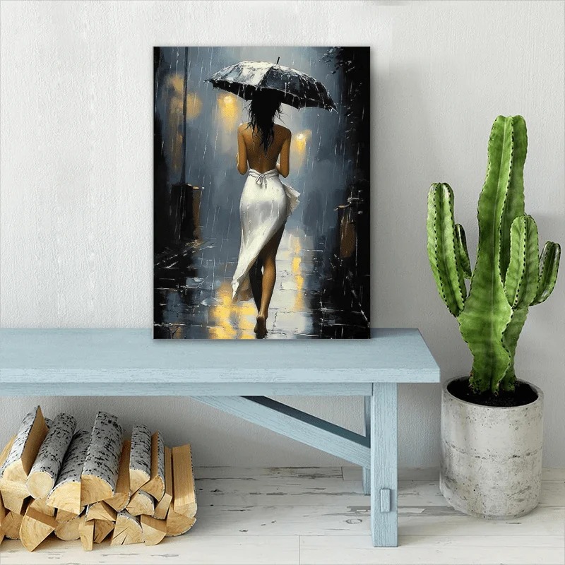 Abstract Oil Painting - [أسلوب أنيق] لوحة فنية رومانسية لمشهد