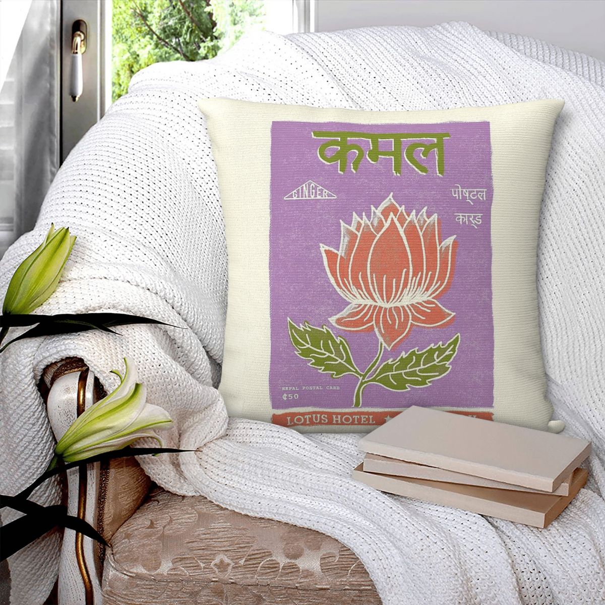 غطاء وسادة مربع من بوليستر الك - مراجعة Home Decor Kathmandu وسعره
