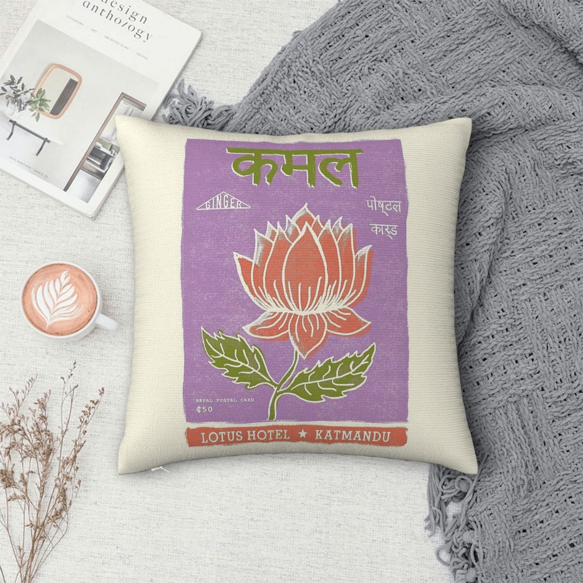 غطاء وسادة مربع من بوليستر الك - مراجعة Home Decor Kathmandu وسعره