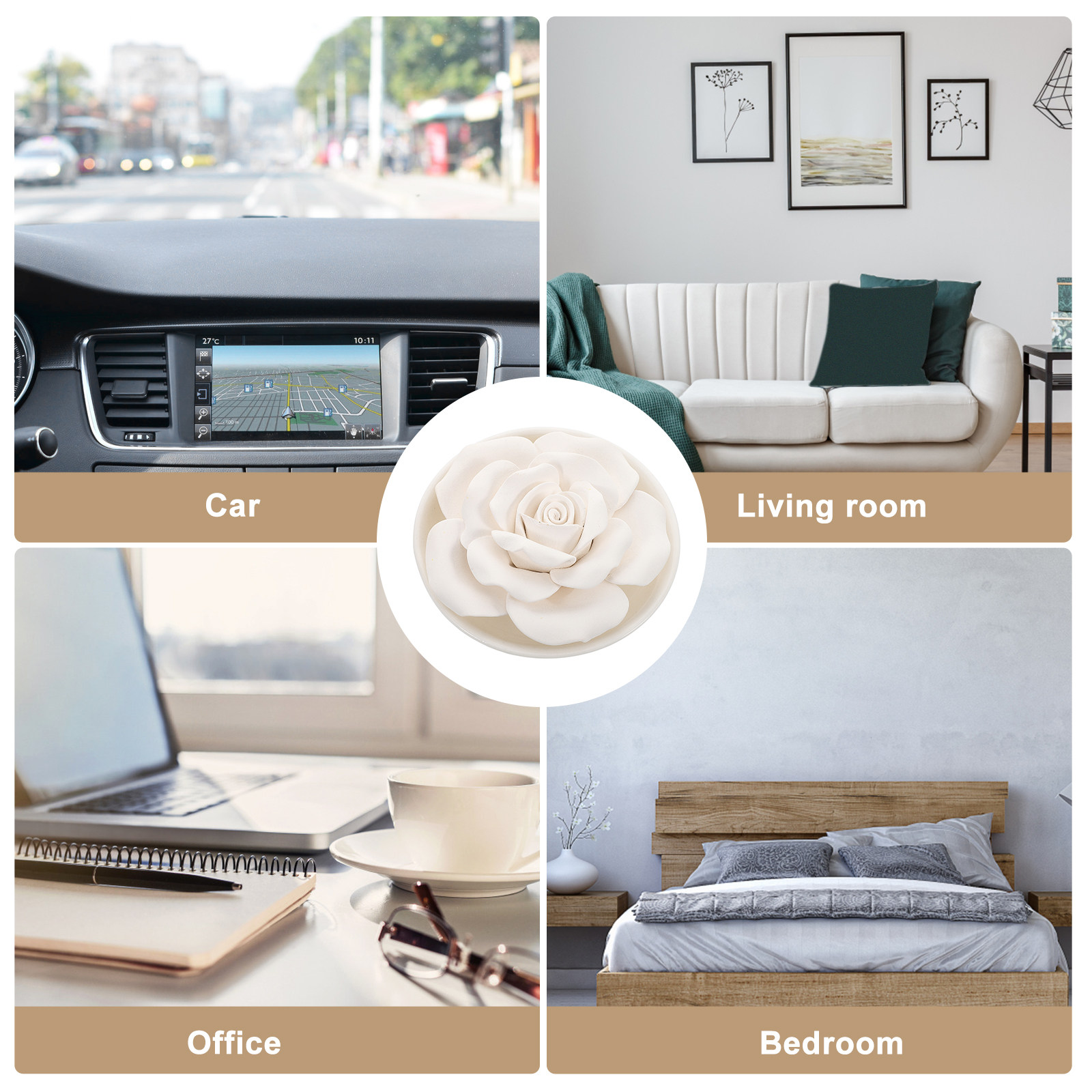 ناشر زيوت عطرية محمول على شكل  - مراجعة Home Decor Essentials وسعره
