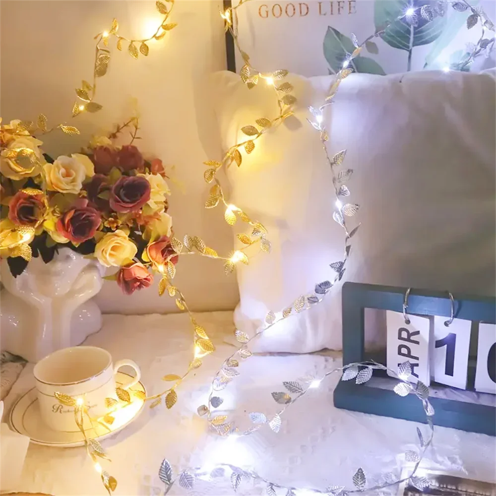 ضوء خرافي بأوراق صغيرة ذهبية و - مراجعة Rope Light Decoration وسعره