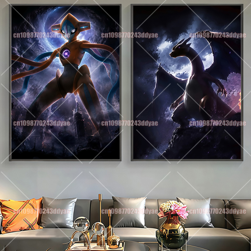 لوحات أصلية لشخصيات أنمي بوكيم - مراجعة Home Decor Canvas وسعره