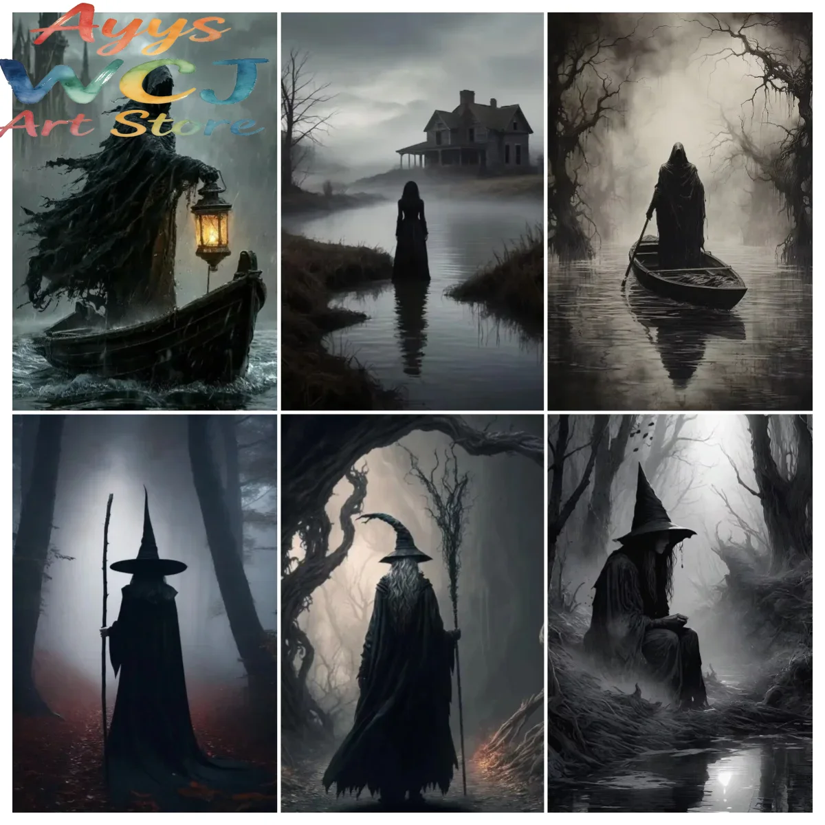 لوحات فنية بأسلوب دارك أكاديمي - مراجعة Home Decor Gothic وسعره