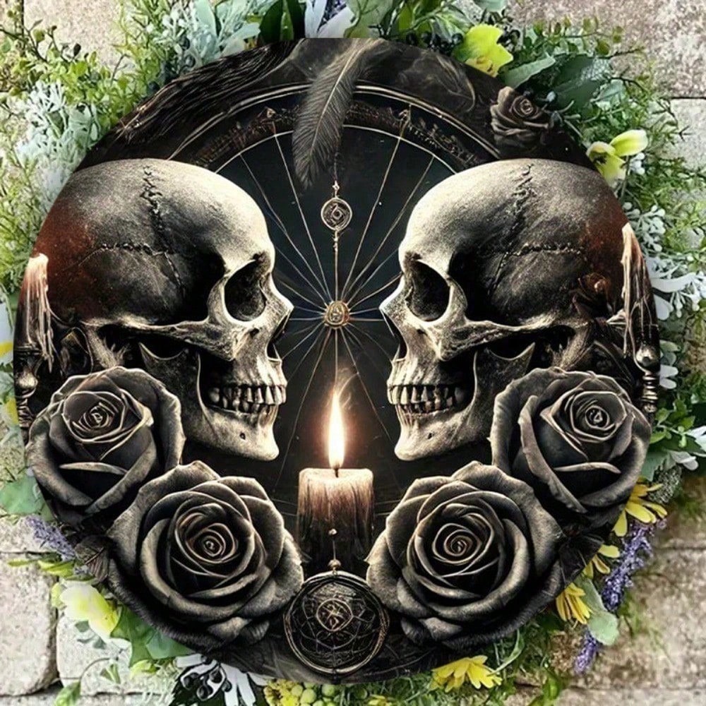 لوحة جدارية من الألومنيوم بتصم - مراجعة Home Decor Gothic وسعره