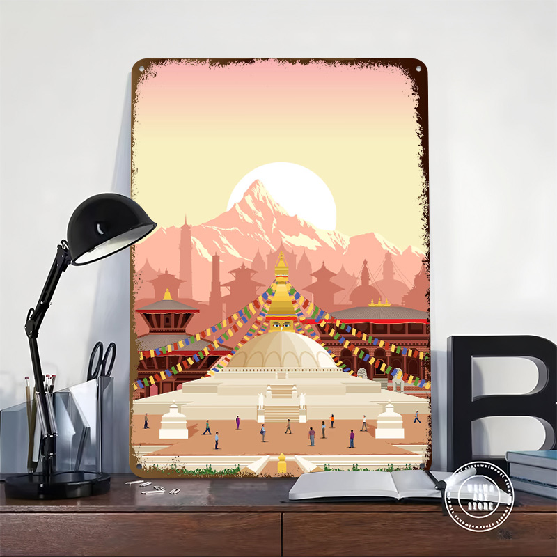 لوحة معدنية مخصصة بتصميم كاتما - مراجعة Home Decor Kathmandu وسعره