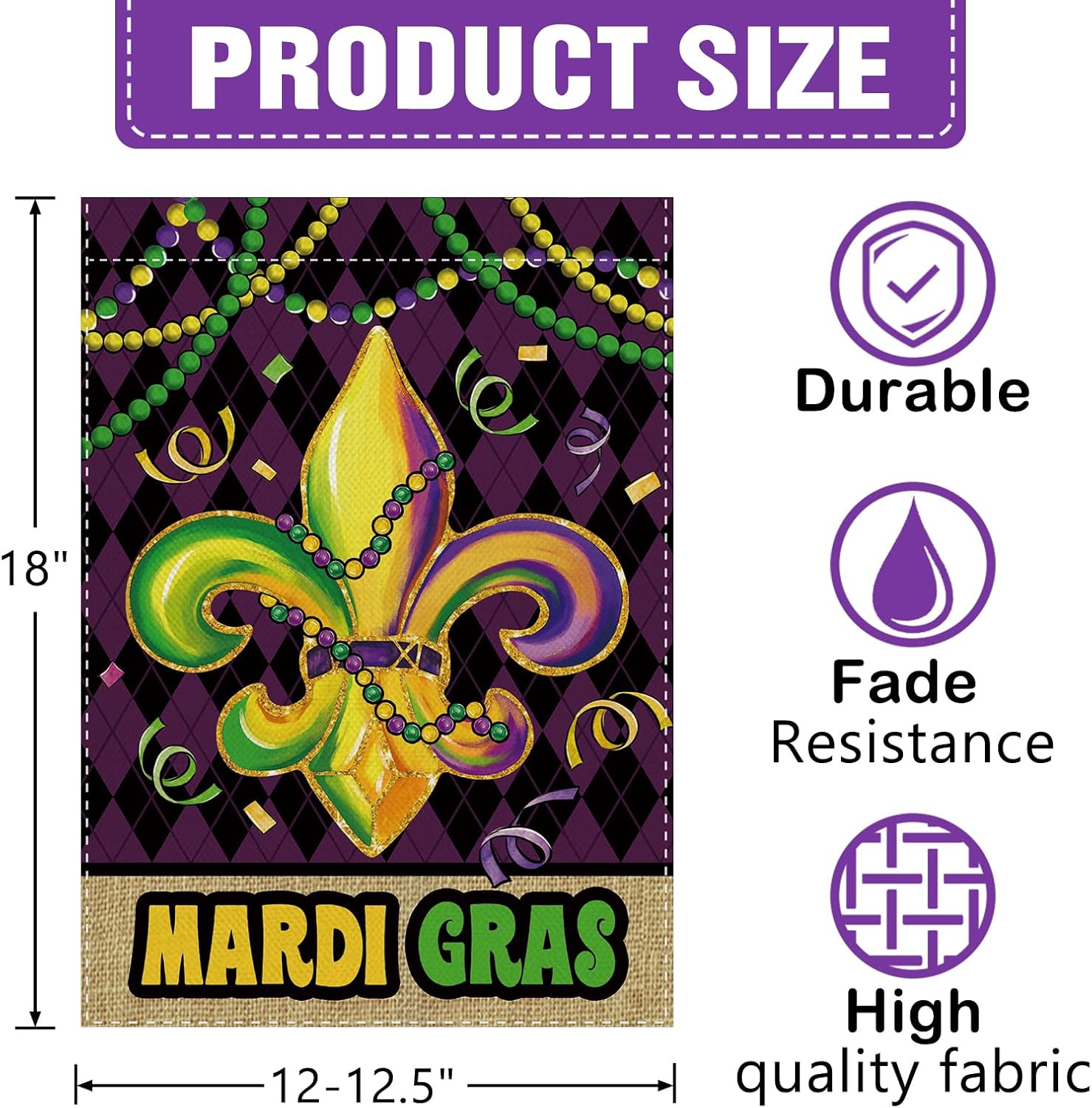 علم حديقة زخرفي من ديرنسون بتص - مراجعة Home Decor New Orleans وسعره