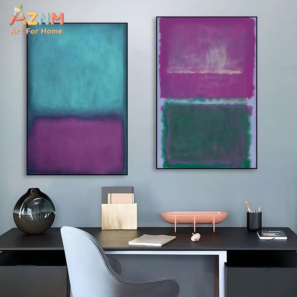 لوحة فنية جدارية من القماش بنم - مراجعة Abstract Oil Painting وسعره