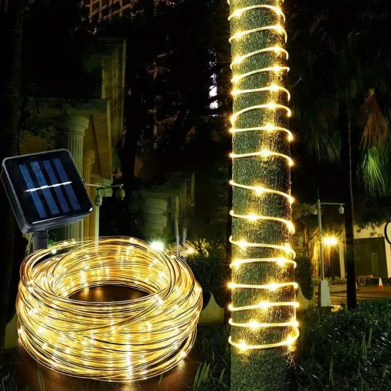 أضواء حبلية تعمل بالطاقة الشمس - مراجعة Rope Light Decoration وسعره