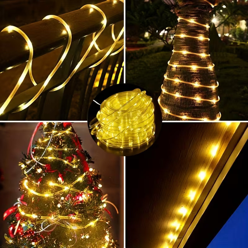 أضواء حبلية تعمل بالطاقة الشمس - مراجعة Rope Light Decoration وسعره