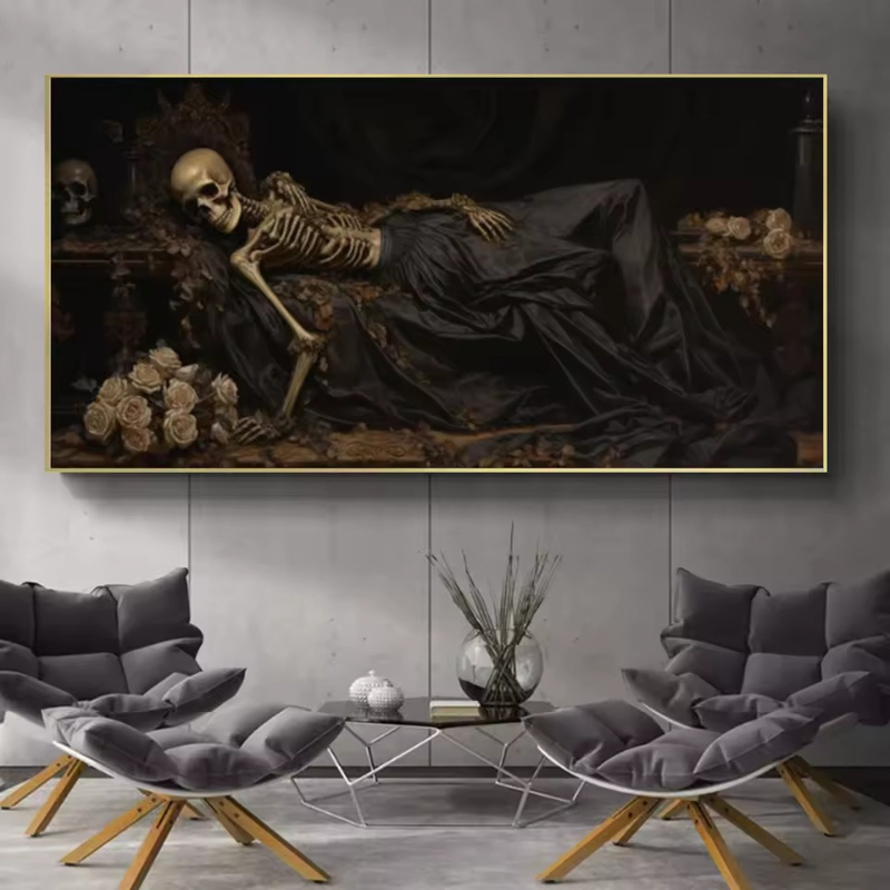 لوحة قماشية فنية قوطية داكنة ل - مراجعة Home Decor Gothic وسعره