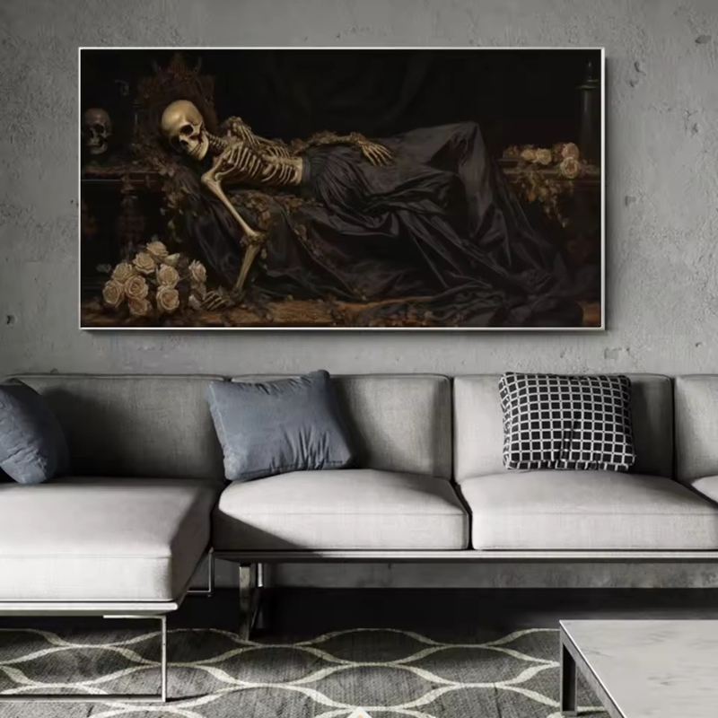 لوحة قماشية فنية قوطية داكنة ل - مراجعة Home Decor Gothic وسعره