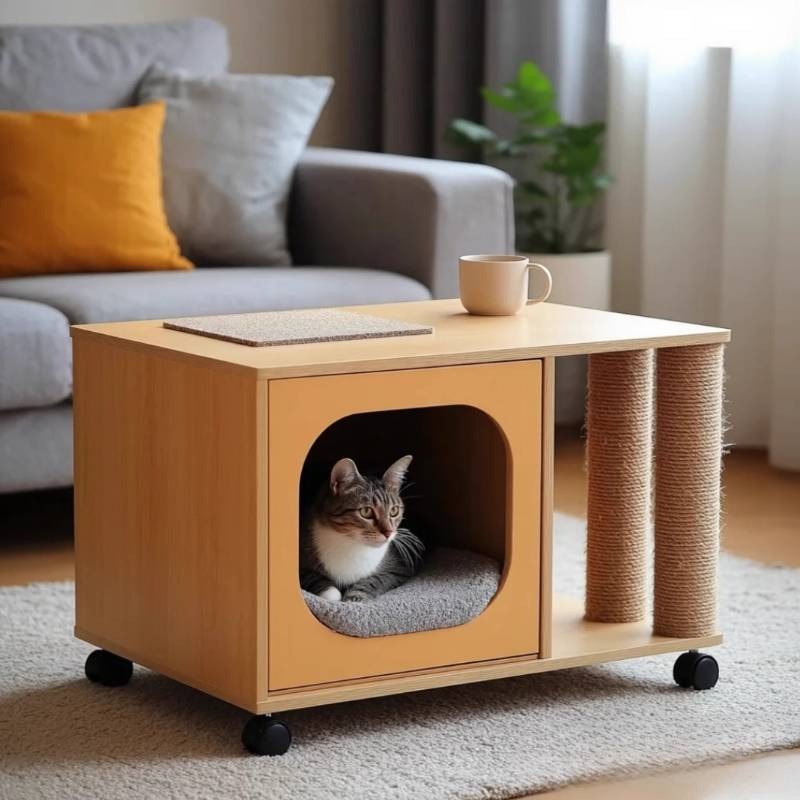 على عجلات طاولة جانبية يابانية - مراجعة Home Decor On Wheels وسعره