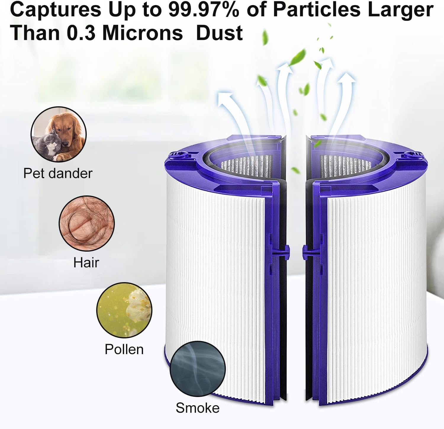 فلتر هيبا وكربون لديسون ، منقي - مراجعة Dyson Fan Tp07 وسعره