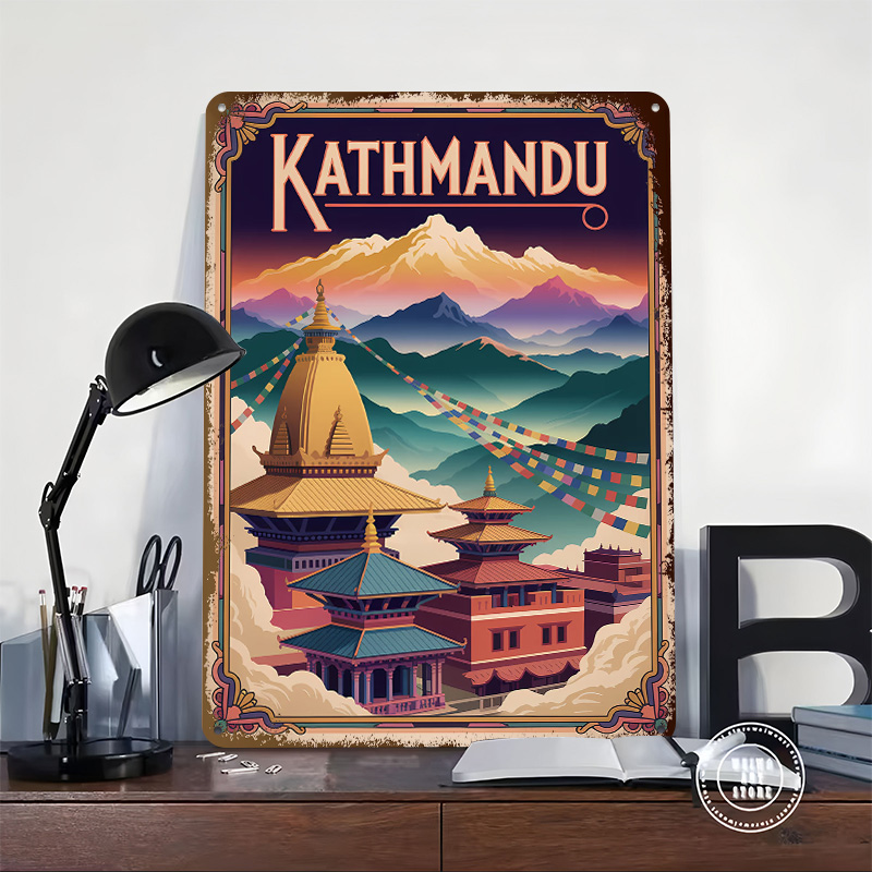 ملصق فني مطبوع بتصميم كاتماندو - مراجعة Home Decor Kathmandu وسعره