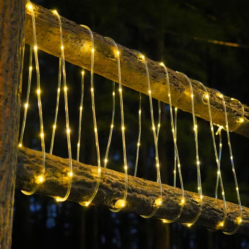 أضواء حبل شمسية 50/100 LED مقا - مراجعة Rope Light Decoration وسعره