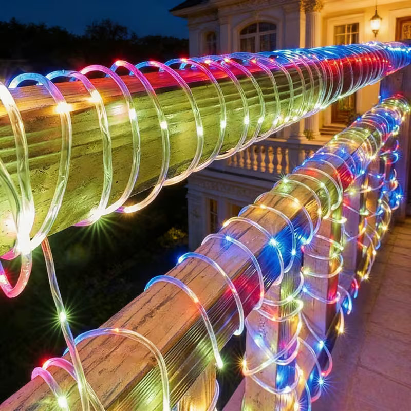 أضواء حبل شمسية 50/100 LED مقا - مراجعة Rope Light Decoration وسعره