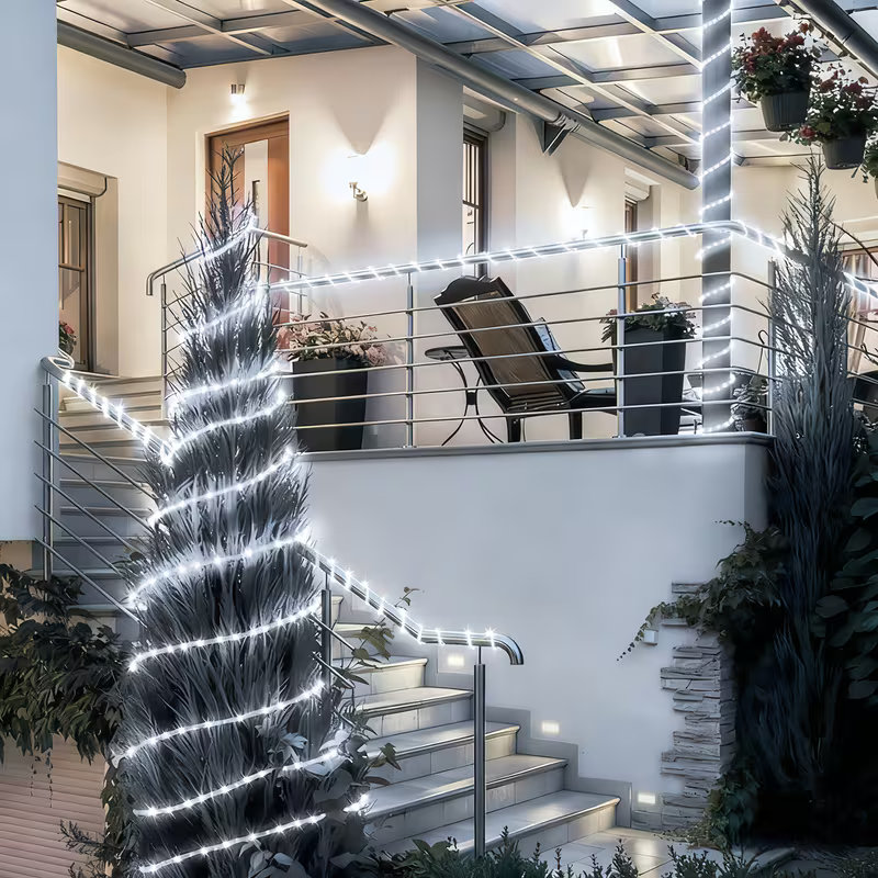 أضواء حبل شمسية 50/100 LED مقا - مراجعة Rope Light Decoration وسعره