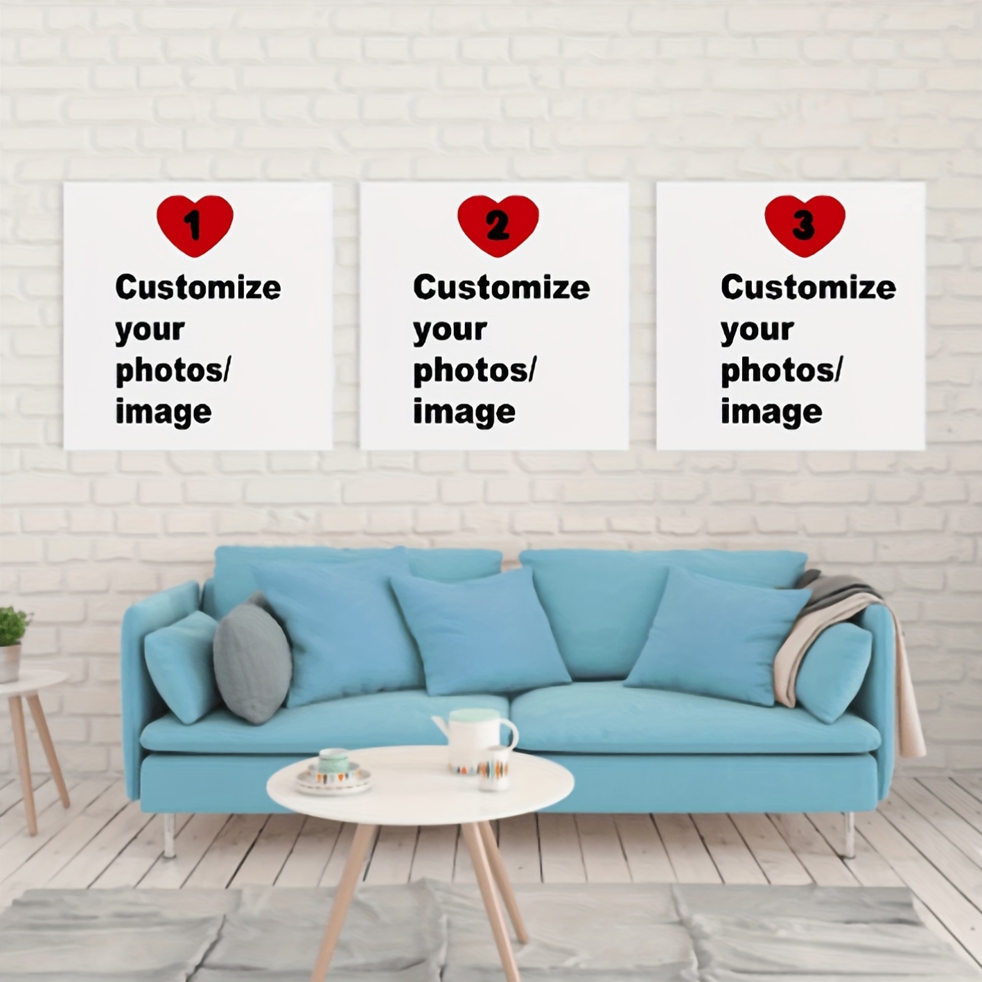 3 قطعة/المجموعة مخصص مربع قماش - مراجعة Home Decor Canvas وسعره
