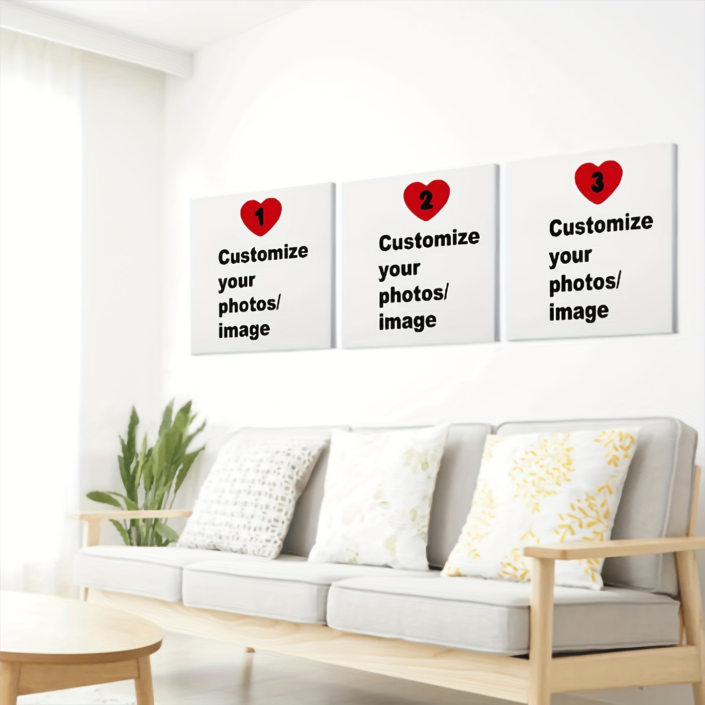3 قطعة/المجموعة مخصص مربع قماش - مراجعة Home Decor Canvas وسعره