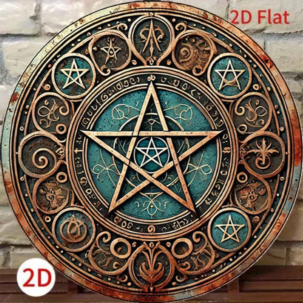 لافتة معدنية كلاسيكية على شكل  - مراجعة Home Decor Gothic وسعره