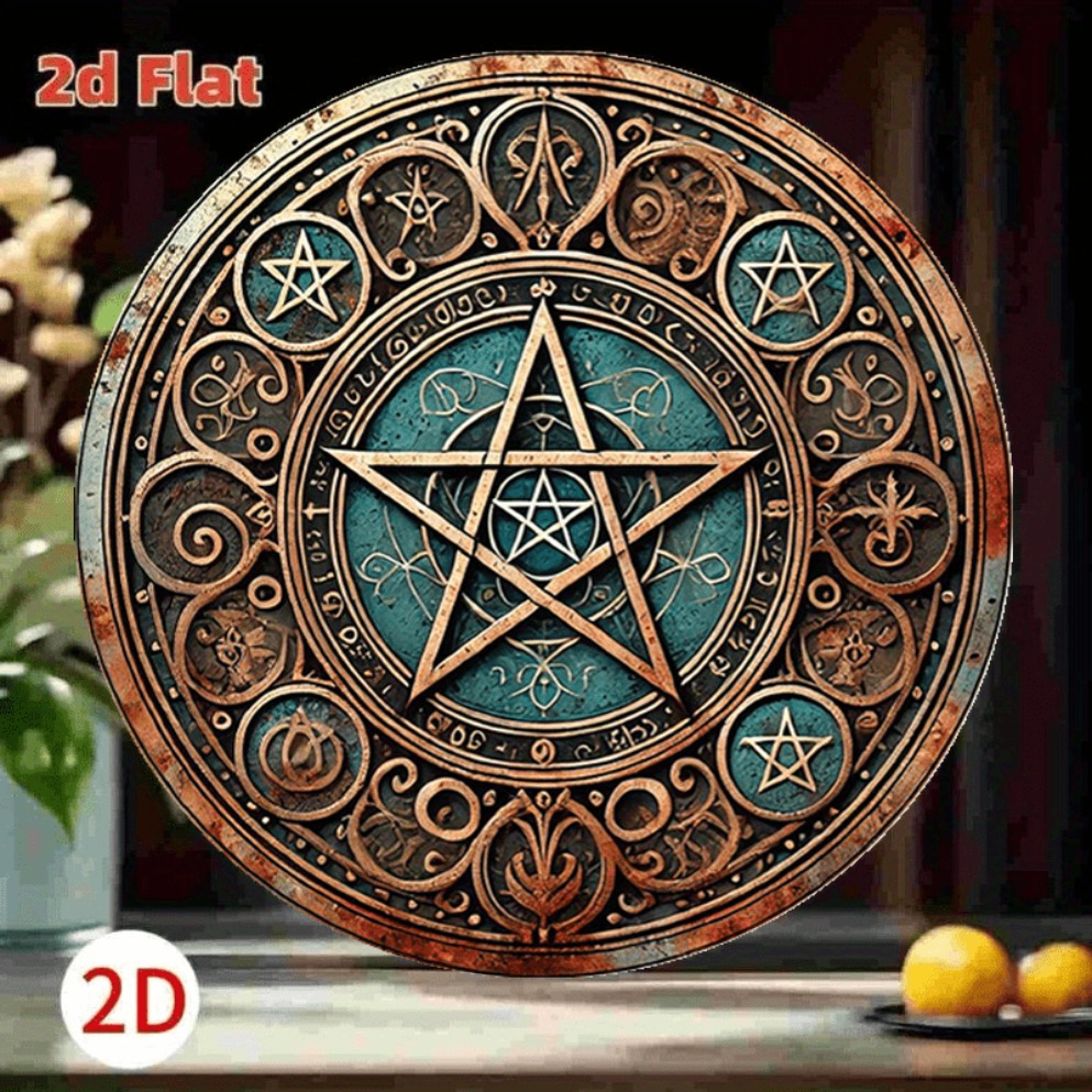 لافتة معدنية كلاسيكية على شكل  - مراجعة Home Decor Gothic وسعره