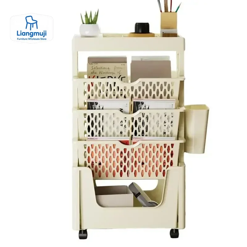 5 الطبقة المنقولة رف كتب على ع - مراجعة Home Decor On Wheels وسعره