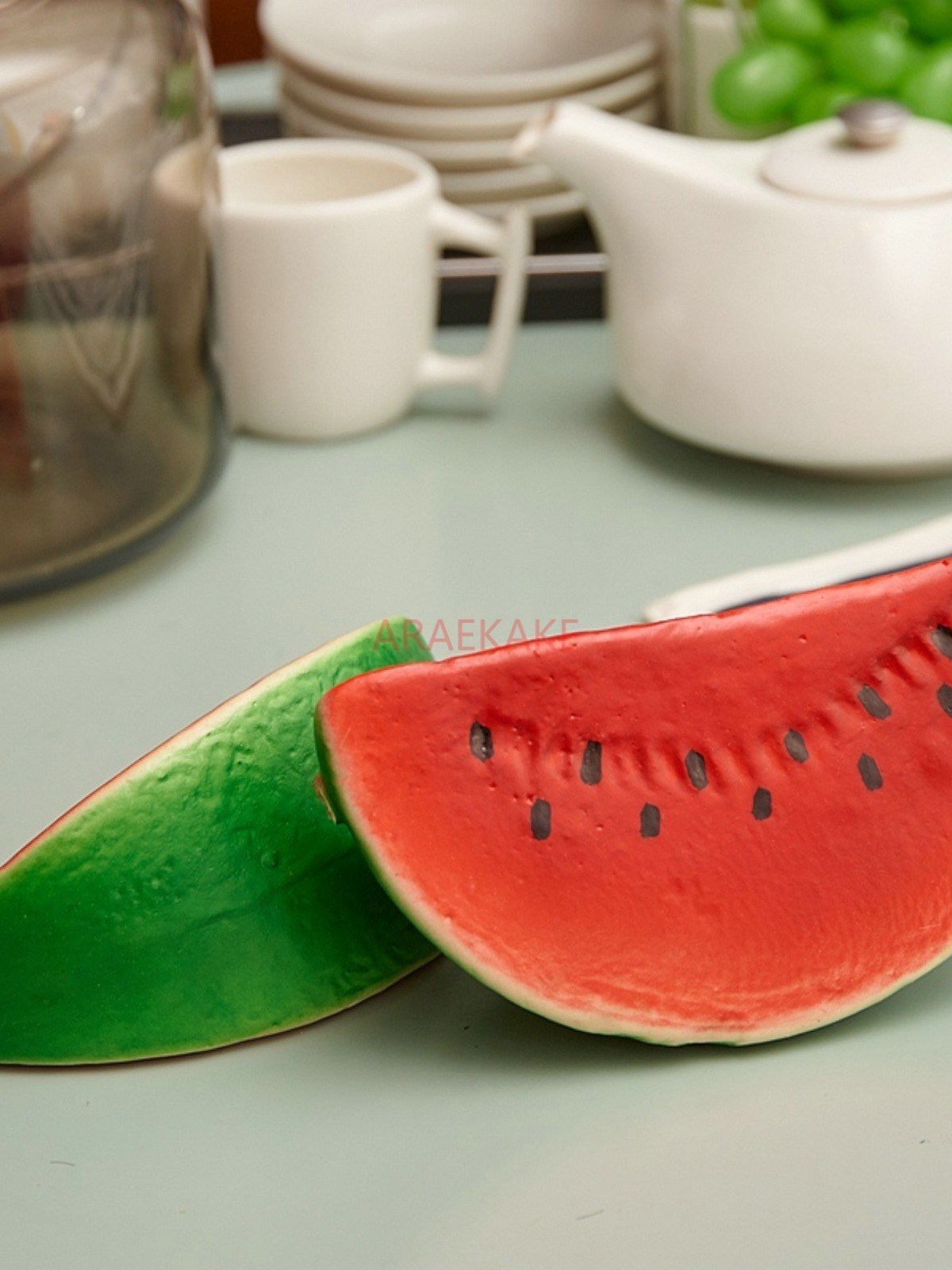 1 قطعة نموذج فواكه مقلد، شرائح - مراجعة Home Decor Store وسعره