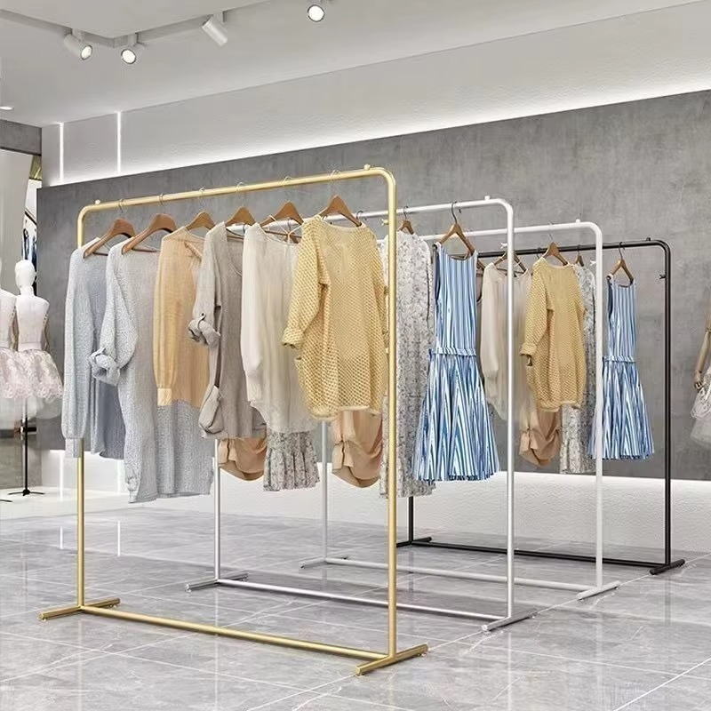 تصميم فاخر رف الملابس الذهبية  - مراجعة Home Decor Retail Stores وسعره