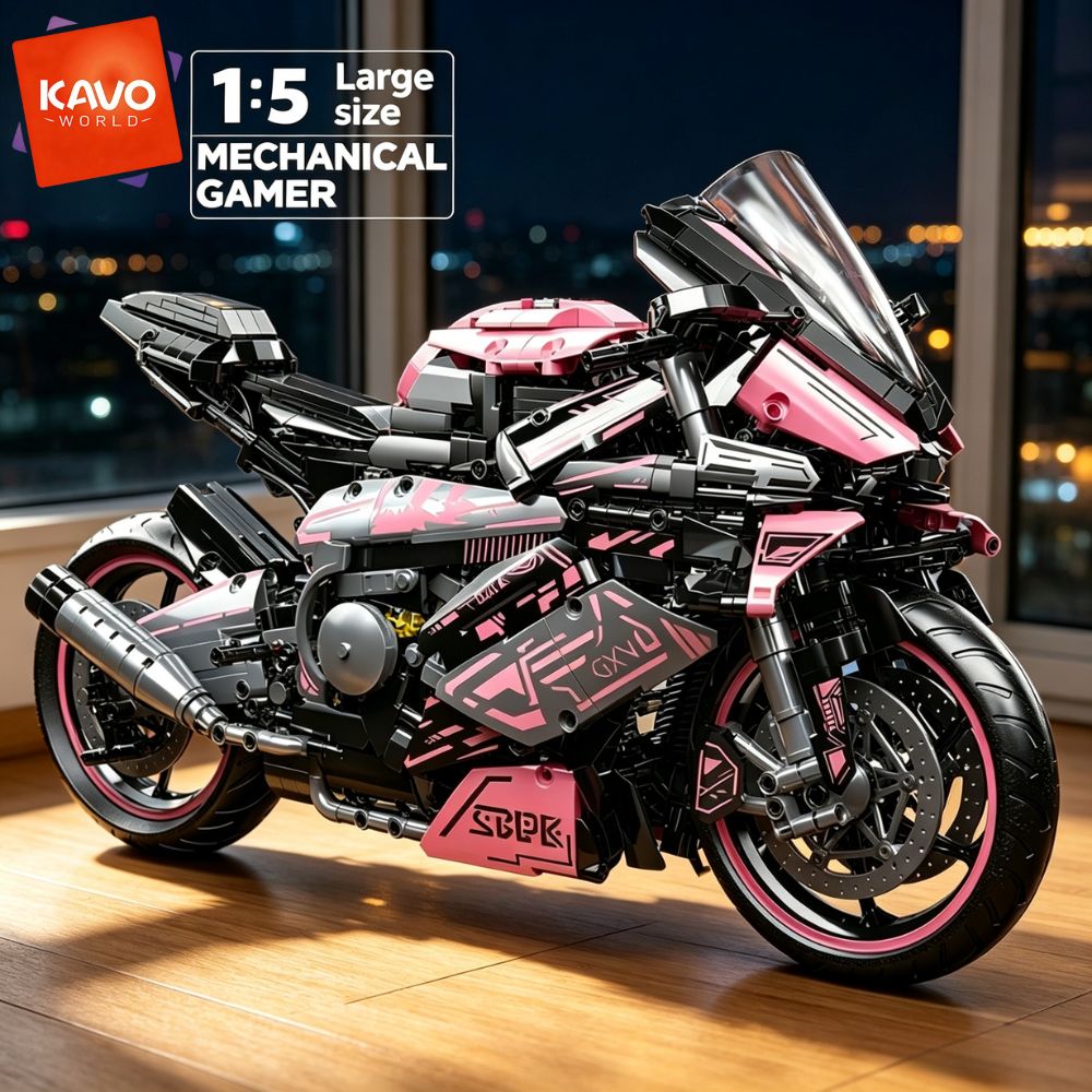 KAVOWORLD طقم نموذج دراجة ناري - مراجعة Home Decor On Wheels وسعره
