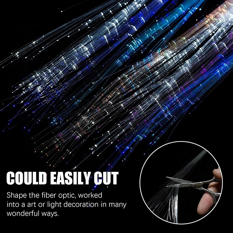 1-10 قطع من حبال الشعر المضيئة - مراجعة Rope Light Decoration وسعره